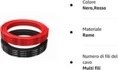 YUNIQUE GREEN-CLEAN Silikonski kabel 10 AWG Fleksibilna električna žica 5 metrov [2,5 m črna in 2,5 m rdeča] Pločevinka bakrena žica kabel Visoka temperaturna odpornost
