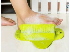 Luniks Krtača za umivanje stopal ZELENA