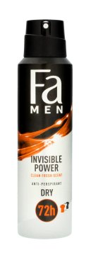 Schwarzkopf Dezodorant v spreju Fa Men Xtreme Invisible Power 72H 150 ml