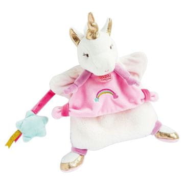 DouDou ET Compagnie Doudou Plišast kuža enorožec 25 cm