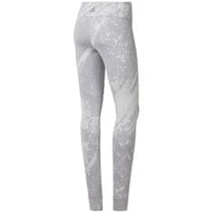 Reebok Hlače obutev za tek siva 158 - 163 cm/XS Combat Lux Bold Jacquard