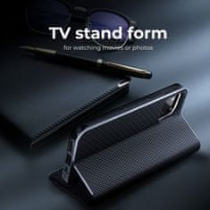 OEM LUNA Book Carbon torbica za XIAOMI Redmi 9AT / Redmi 9A črna