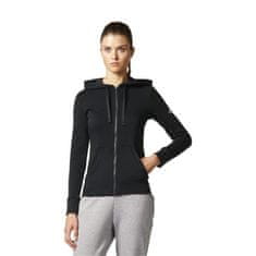 Adidas Športni pulover črna 152 - 157 cm/XS Essentials Solid Full Zip Hoodie W