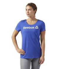 Reebok Majice obutev za trening modra XS Scoop Neck