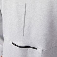 Reebok Športni pulover bela 176 - 181 cm/M Reflective Speedwick Quarter Zip