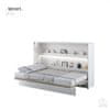Postelja v omari Lenart - Bed Concept 05 - 120x200 cm - bela