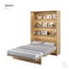 Postelja v omari Lenart - Bed Concept 01 - 140x200 cm - artisan hrast 