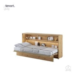 Trianova Postelja v omari Lenart - Bed Concept 06 - 90x200 cm - artisan hrast 