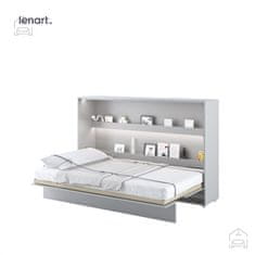 Trianova Postelja v omari Lenart - Bed Concept 05 - 120x200 cm - siva
