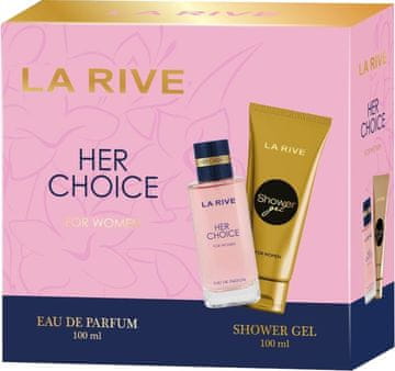 shumee Darilni set La Rive za ženske Her Choice (parfumska voda 100 ml + gel za prhanje 100 ml)