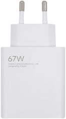 Xiaomi MDY-12-EH hišni polnilec, USB-A, 67 W, bel