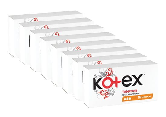 Kotex tamponi Normal, 8 x 16 kosov