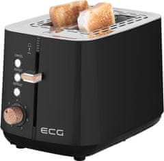 ECG ST 2768 Timber Black toaster