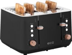ECG ST 4768 Timber Black toaster