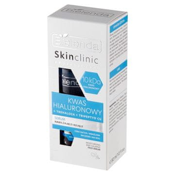 shumee Bielenda Skin Clinic Professional vlažilni in pomirjujoči serum s hialuronsko kislino za dan in noč 30 ml