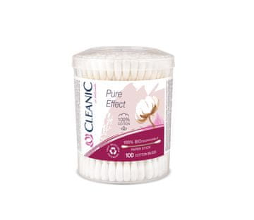 Harper Vatirane palčke Cleanic Pure Effect - 100 % biorazgradljive 1 pakiranje - 100 kosov (škatla)
