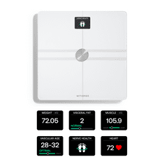 Withings Body Comp pametna tehtnica, Wi-Fi, bela