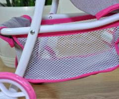 MILLY MALLY Kate Prestige Pink Baby športni voziček za lutke