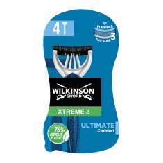 Wilkinson Sword Xtreme 3 Ultimate Comfort moške britvice za enkratno uporabo, 4 kos