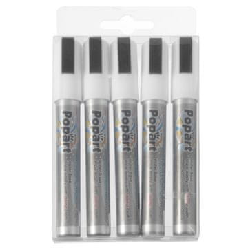 shumee Označevalci za belo tablo, konica 2-6mm, beli, set 5 kosov. -Hendi 664209