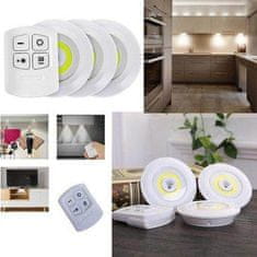 Luniks Set 3 LED svetilk z daljincem