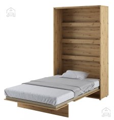 Trianova Postelja v omari Lenart - Bed Concept 02 - 120x200 cm - artisan hrast