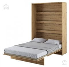 Trianova Postelja v omari Lenart - Bed Concept 01 - 140x200 cm - artisan hrast 