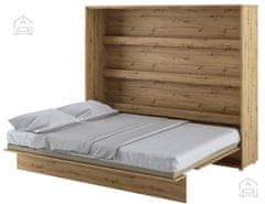 Trianova Postelja v omari Lenart - Bed Concept 14 - 160x200 cm - artisan hrast