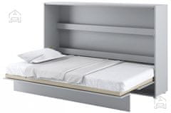 Trianova Postelja v omari Lenart - Bed Concept 05 - 120x200 cm - siva