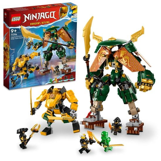 LEGO Ninjago 71794 Lloyd, Arin in njihova ekipa robotov