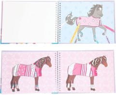 Pobarvanka Miss Melody Glitter Doodle Book