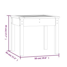 Vidaxl Vrtna klop 50x44x45 cm trden les douglas