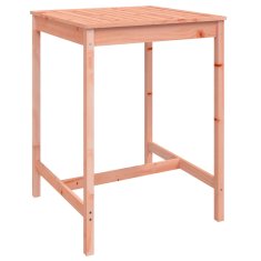 Vidaxl Vrtna miza 82,5x82,5x110 cm trden les douglas