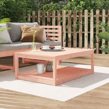 Vidaxl vidaXL Vrtna miza, 121x82,5x45 cm, masivni les duglazije