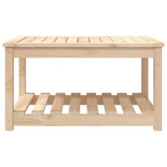 Vidaxl Vrtna miza 82,5x50,5x45 cm trdna borovina