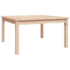 Vidaxl Vrtna miza 82,5x82,5x45 cm trdna borovina