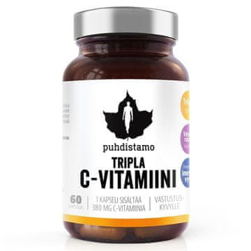 Puhdistamo Trojni vitamin C 60 kapsul