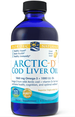 Nordic Naturals Arctic-D Olje iz jeter trske - Limona, 237 ml