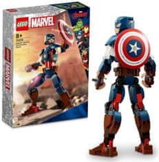 LEGO Marvel 76258 sestavljiva figura: Kapitan Amerika