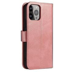 HURTEL Etui z zaponko in denarnico za Xiaomi Redmi Note 12 5G / Poco X5 5G Magnet Case roza