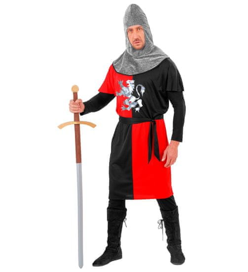 Widmann Moški pustni kostum Vitez Križar Rdeč