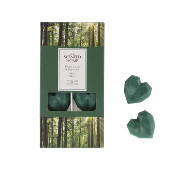 Ashleigh & Burwood Dišeči vosek za aroma lučko THE SCENTED HOME - WHITE CEDAR & BERGAMOT (bela cedra z bergamotko), 8 kos