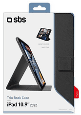 SBS Book Case Pro ovitek za iPad 10.9 2022, preklopni, črn