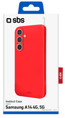 SBS Instinct ovitek za Galaxy A14 4G/5G, rdeč
