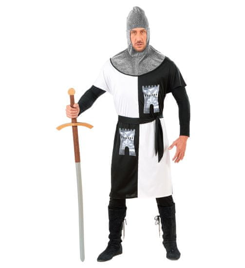 Widmann Moški pustni kostum Vitez Križar Bel