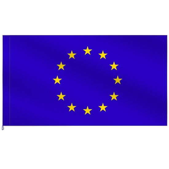 Zastava EU 70x140cm, žepek, obojestransk