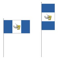 Zastava občinska Litija 70x140cm žep obojestranska