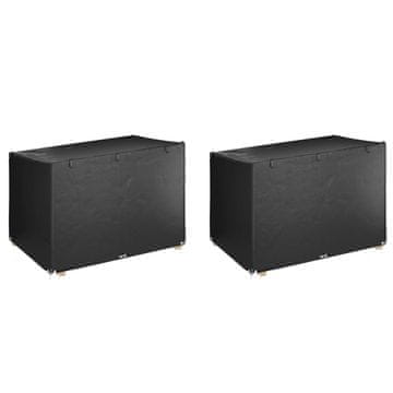 Vidaxl Prevleka za gugalno klop 2 kosa 12 obročkov 215x150x130/150 cm