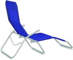 Aga Vrtni ležalnik SIESTA Temno modra