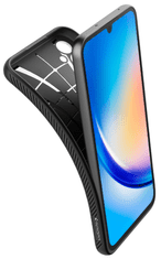 Spigen Liquid Air ovitek za Galaxy A34, mat črn